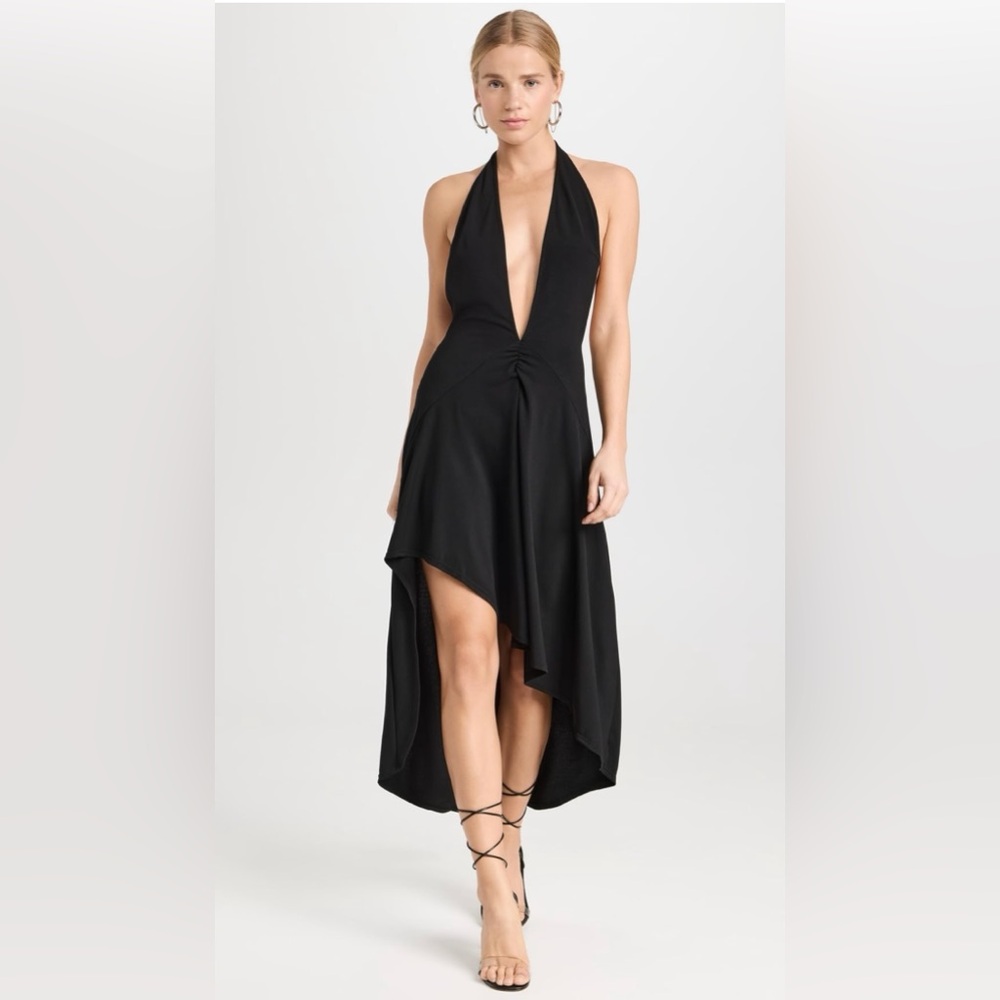 Miaou | Elena Midi Dress — Black